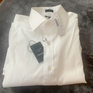 J.Cew white button up shirt 👔
